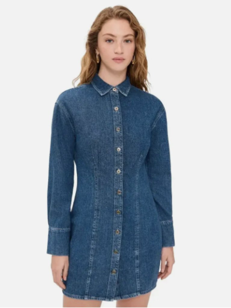 Dl1961 Aura Lisette Denim Dress Size In Seagate Small- Msrp $259